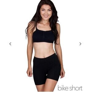 Emprella Women’s Black Yoga Shorts S – Stretch Fit – 5” Inseam
